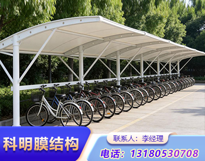 张家口小区膜结构车棚
